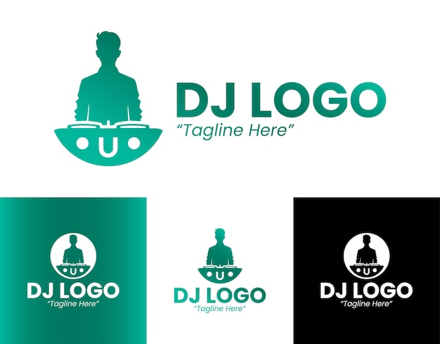 El logotipo de DJ Disk Jockey