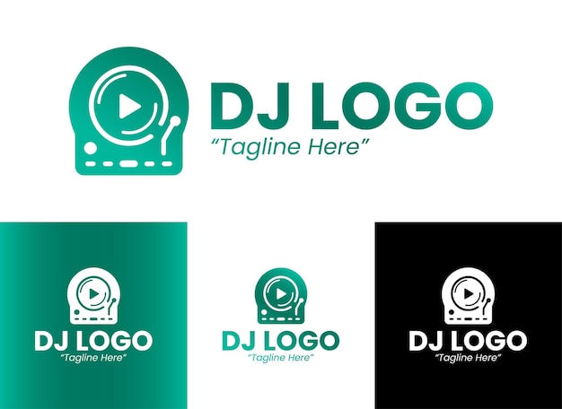 El logotipo de DJ Disk Jockey