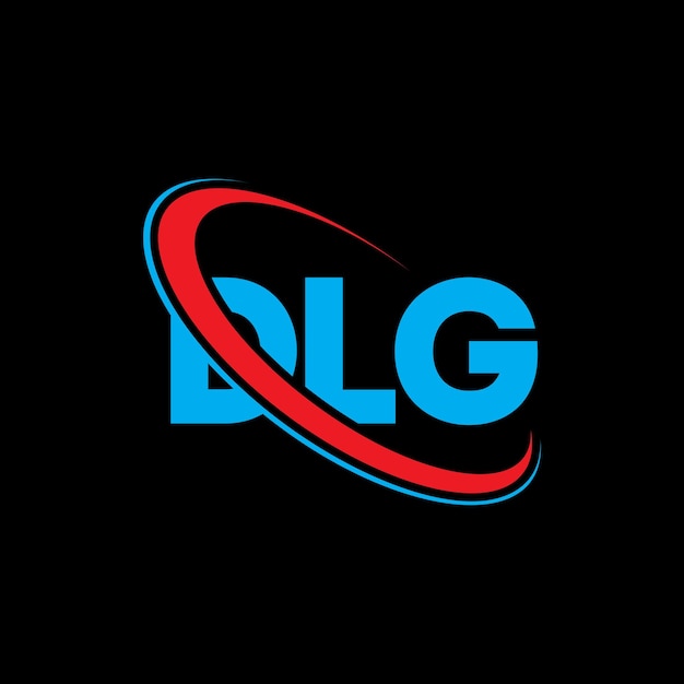 Vector logotipo de dlg dlg letra dlg letra diseño de logotipo iniciales logotipo dlg vinculado con círculo y mayúscula logotipo dlg tipografía para negocios tecnológicos y marca inmobiliaria