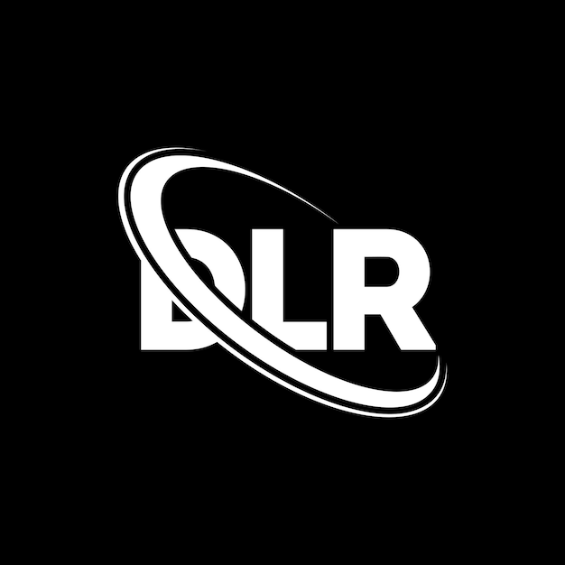 Logotipo DLR DLR letra DLR letra diseño de logotipo Iniciales Logotipo DRL vinculado con círculo y mayúscula logotipo DLR tipografía para negocios tecnológicos y marca inmobiliaria