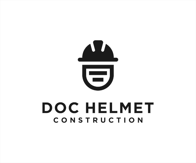 logotipo del documento de construcción o construcción vectorial