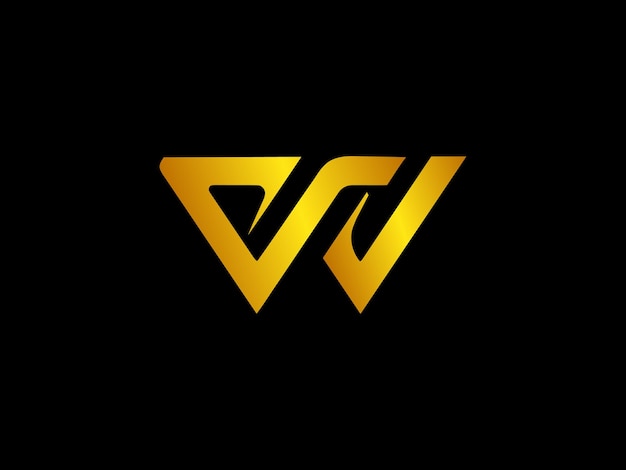 Logotipo dorado y negro con el título 'vv'