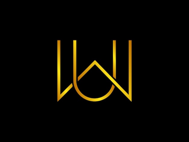 Logotipo dorado con el título 'gold wu'