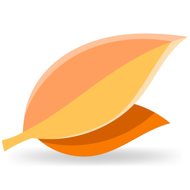 el logotipo de las dos hojas de otoño