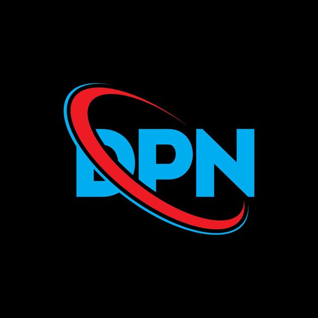 Logotipo de DPN: Diseño de logotipo de letra DPN: Iniciales: Logotipo DPN vinculado con círculo y monograma en mayúsculas: Logotipo dPN: Tipografía para negocios tecnológicos y marca inmobiliaria.