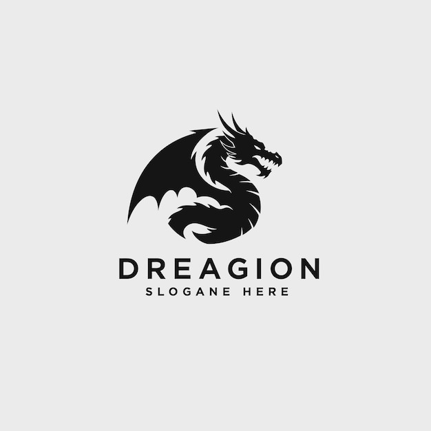 El logotipo del dragón Dreagion
