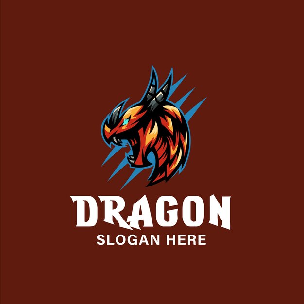 Logotipo de Dragon Gaming para esports