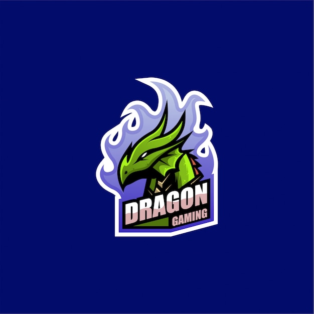 Logotipo de dragon gaming