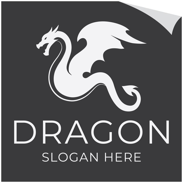 Un logotipo de dragón representa el poder de la fuerza