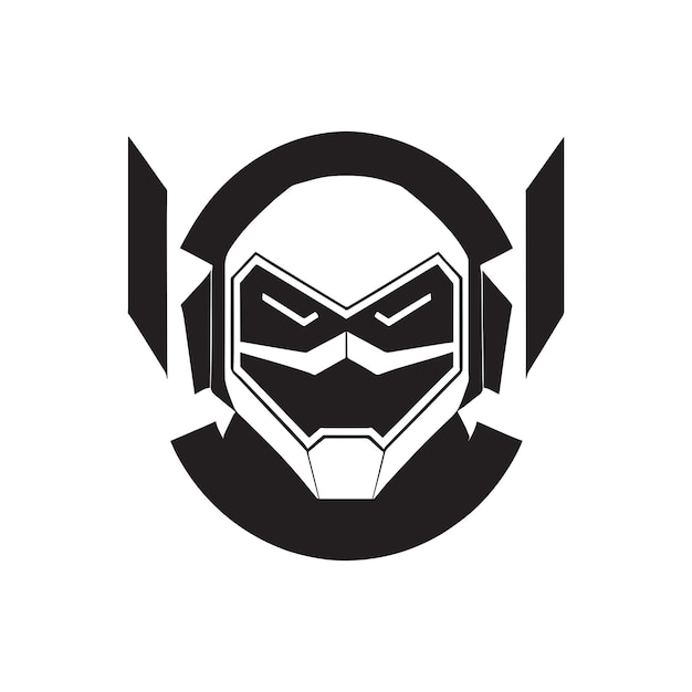 Vector logotipo e icono de robot