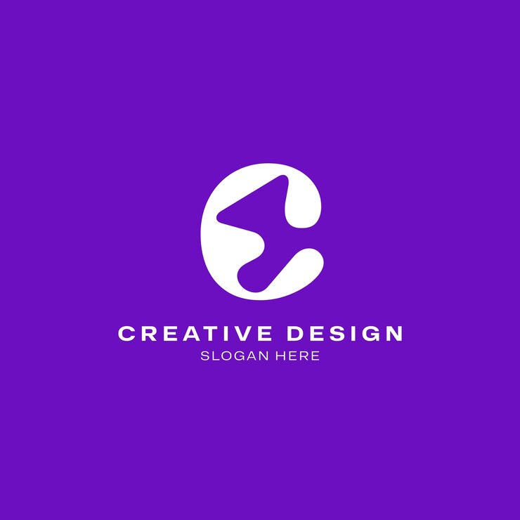 Vector el logotipo de e play minimal premium