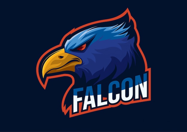 Logotipo de e-sport con el tema básico de las águilas.