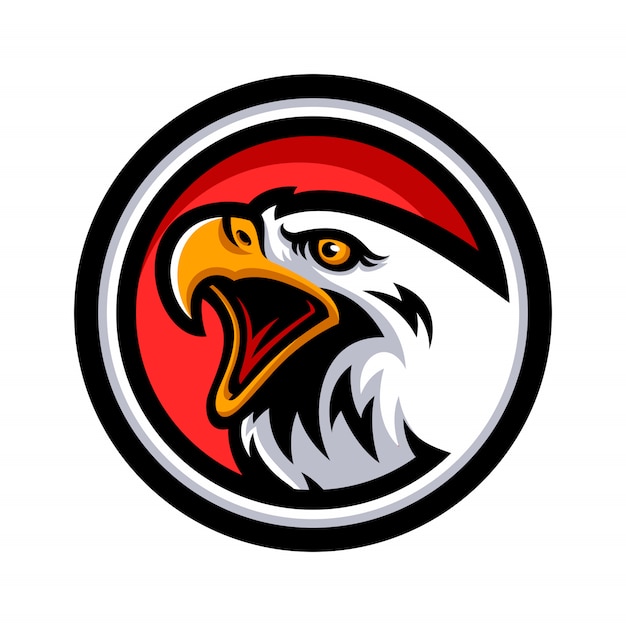 Vector logotipo de eagle para un equipo deportivo