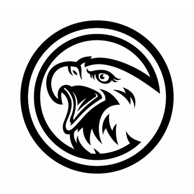 Vector logotipo de eagle para un equipo deportivo