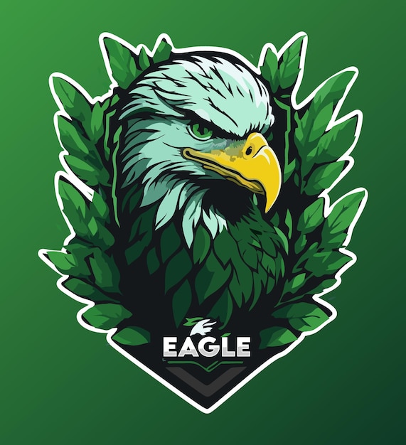 Vector logotipo de eagle esport gaming