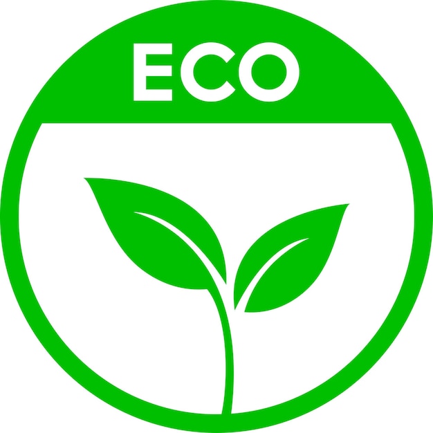 Vector logotipo de eco