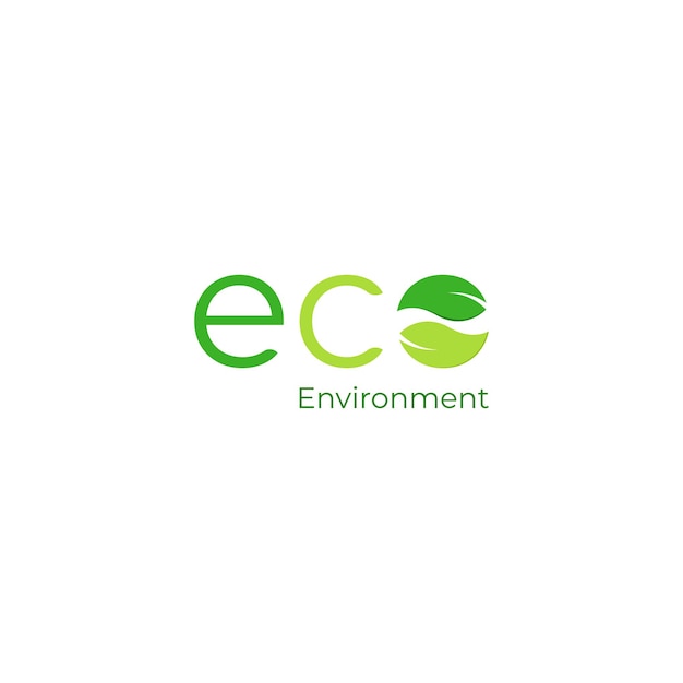 Logotipo ecológico Marco de palabras Logotipo PNG Logotipo económico