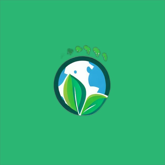 Logotipo ecológico verde