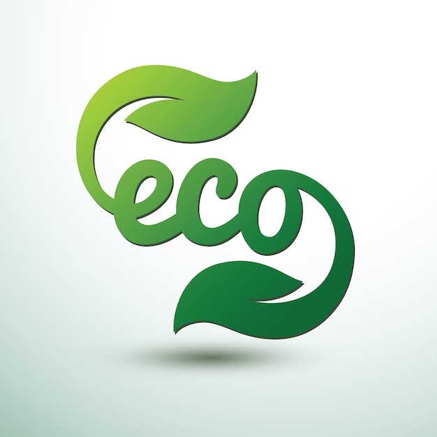 El logotipo ecológico