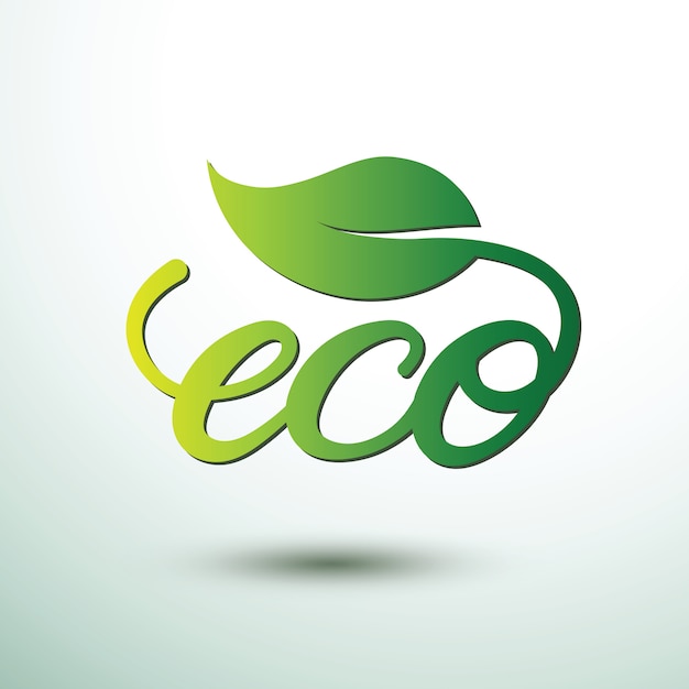 El logotipo ecológico
