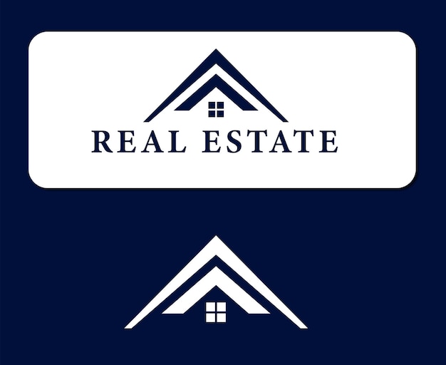 logotipo de edificio de la ciudad de bienes raíces