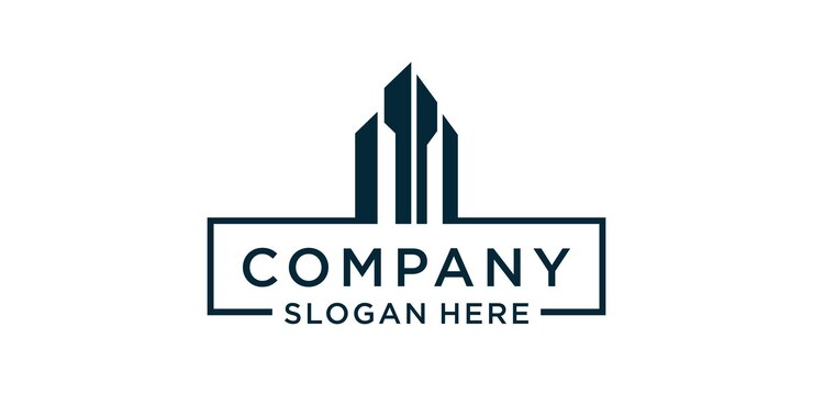 Logotipo del edificio para una empresa profesional de construcción