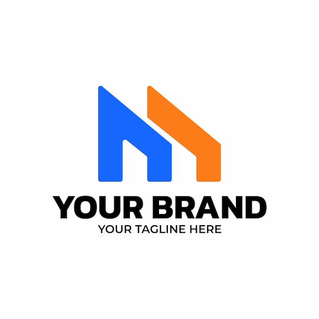 Logotipo del edificio de la letra M
