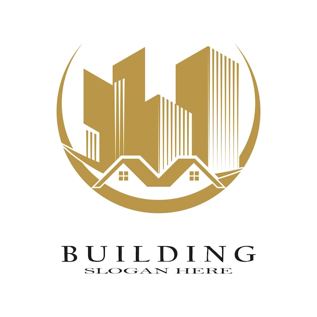 Logotipo del edificio con nuevo diseño de idea