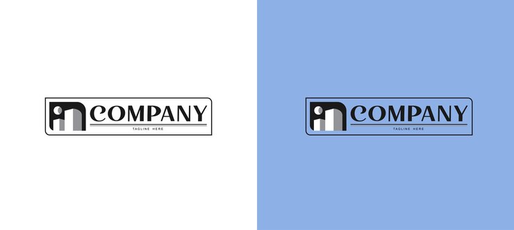 Logotipo de edificio vectorial sencillo y elegante