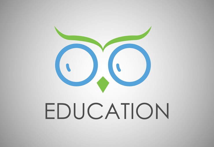 Logotipo de la educación del búho Diseño de la plantilla del símbolo del icono Ilustración Inspiración