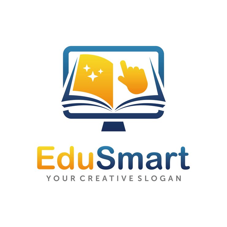 Vector logotipo de educación escuela en línea y plantilla de vector de diseño de logotipo de aprendizaje