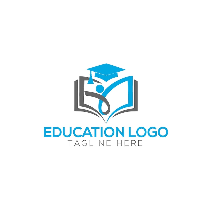Vector logotipo de educación estrella de éxito