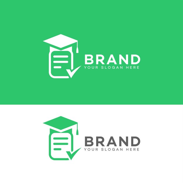 logotipo educación Icono de marca Identidad Signo Símbolo plantilla
