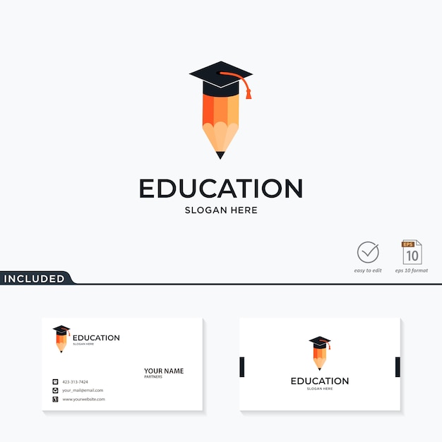logotipo de educación inspiración
