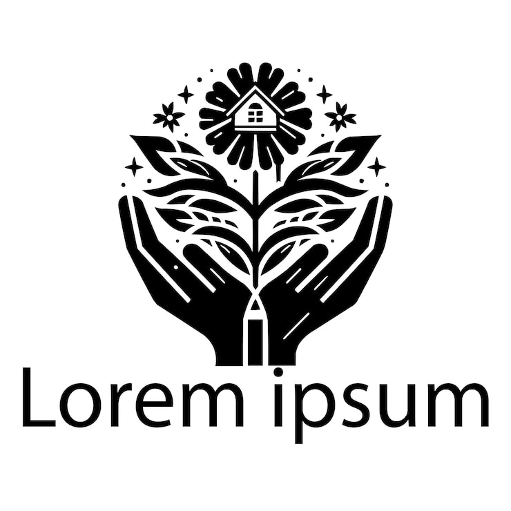 Vector un logotipo de educación negra