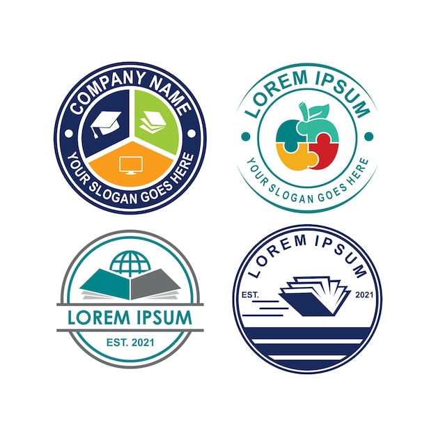 Logotipo de educación, vector de logotipo universitario