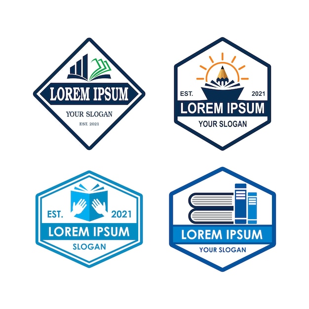 Logotipo de educación, vector de logotipo universitario