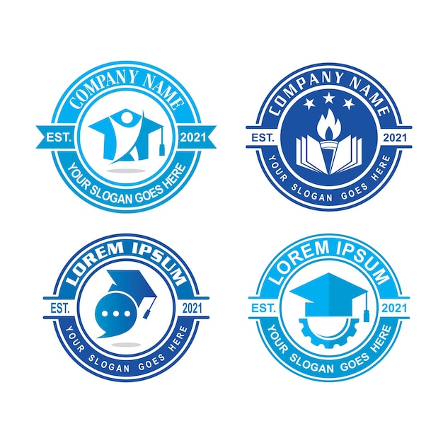 Logotipo de educación, vector de logotipo universitario