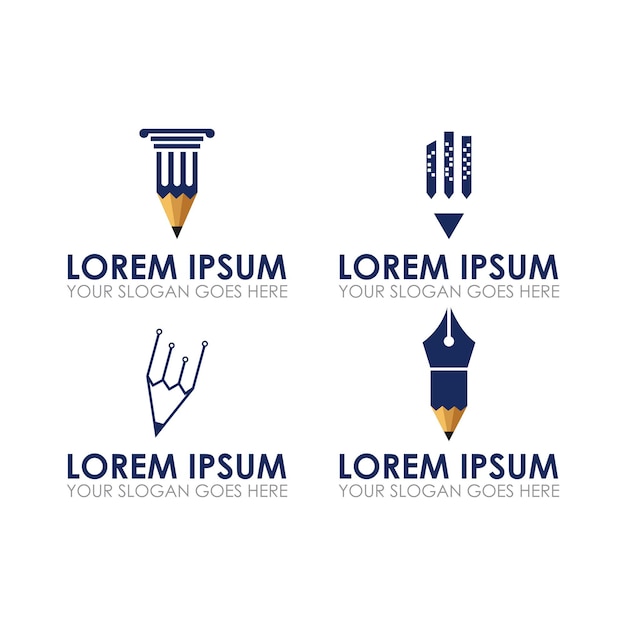 Logotipo de educación, vector de logotipo universitario