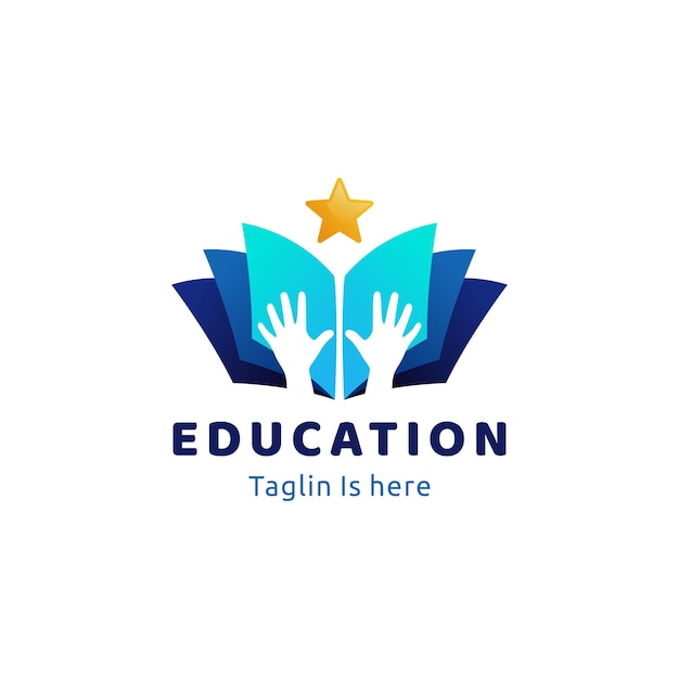 Vector el logotipo de la educación