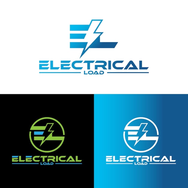 Vector logotipo eléctrico