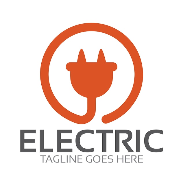 Vector logotipo eléctrico