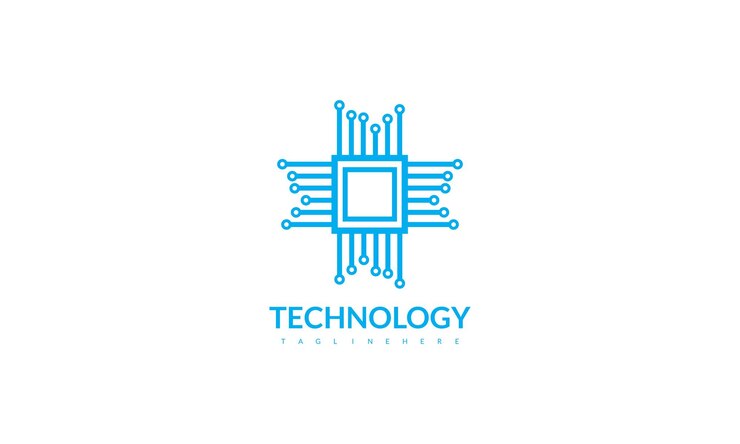 Vector el logotipo de la electrónica vectorial