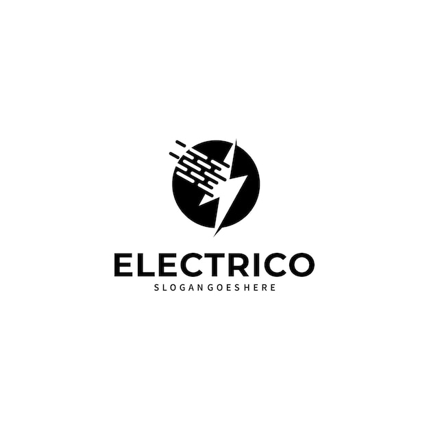 Vector logotipo electrónico