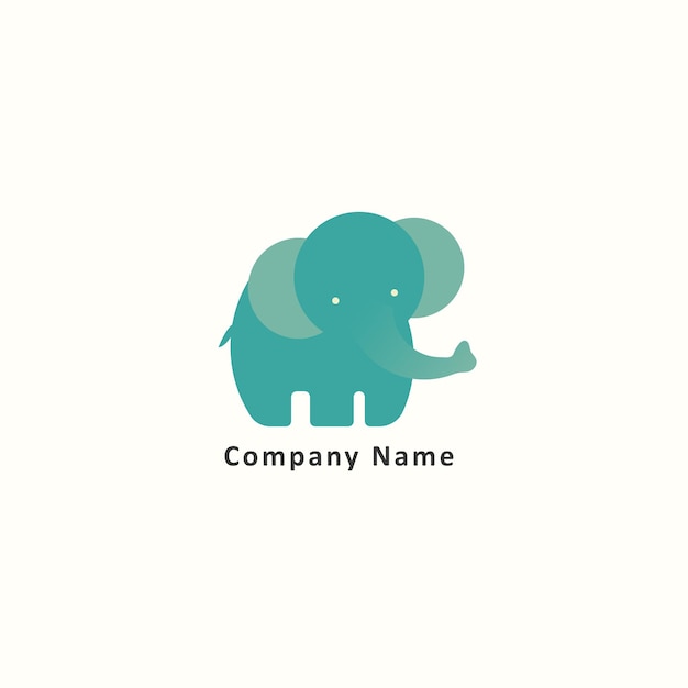 Vector logotipo de elefante