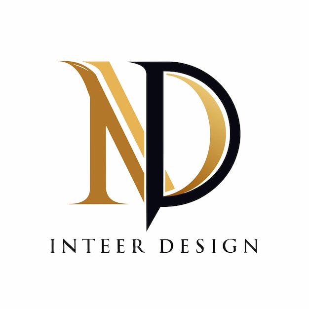 Un logotipo elegante y sofisticado para una empresa de diseño de interiores de alta gama un interior sofisticado con tecnología de lavandería avanzada