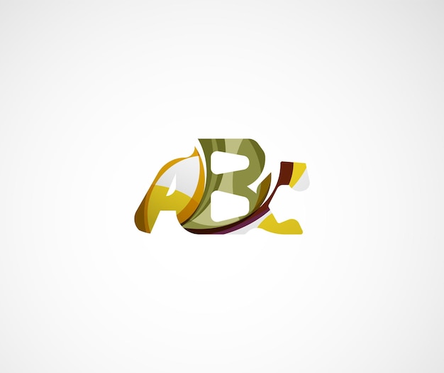 Logotipo de la empresa ABC Ilustración vectorial