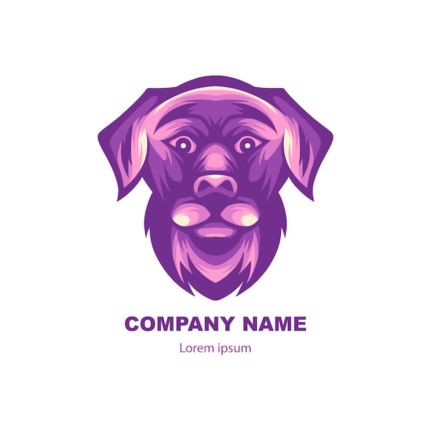 Logotipo de la empresa cabeza de perro