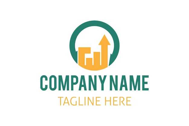Logotipo de una empresa comercial minimalista moderna