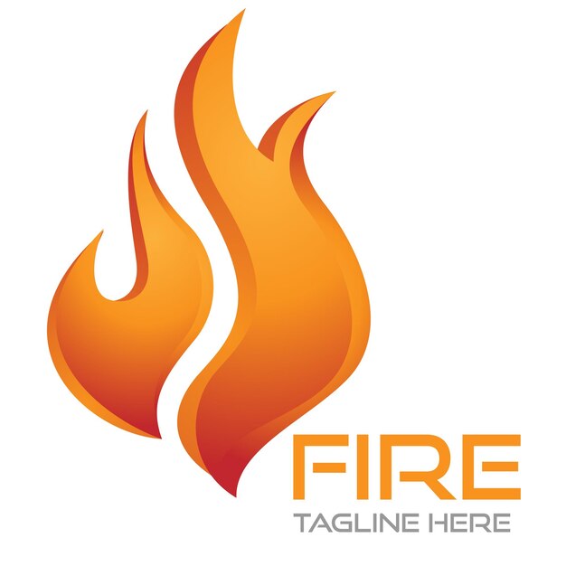 logotipo de la empresa para descargar el vector de incendios